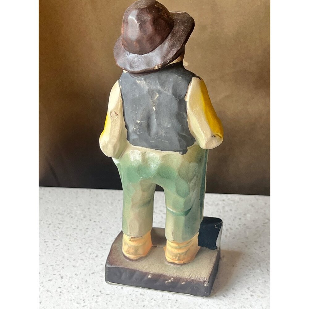 Decorama Ceramic Lumber Jack Figurine With Axe Collectible - Picture 3 of 12